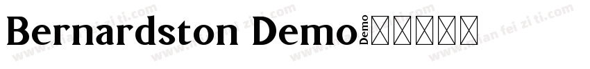 Bernardston Demo字体转换